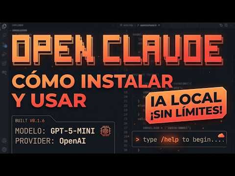 Cómo Instalar y Usar OPEN CLAUDE | IA LOCAL SIN LIMITES | Claude.ai 2026