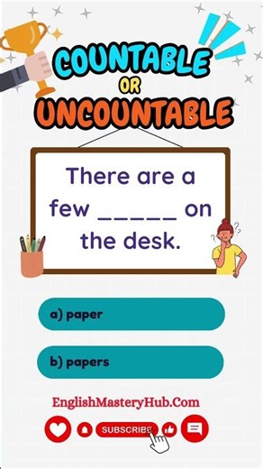 Countable vs Uncountable Nouns: Which One Should You Use? 🧠✨