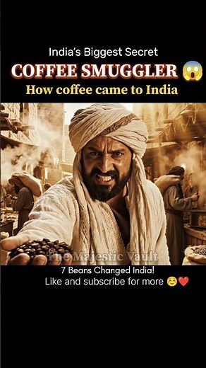 How Coffee Came to India 😱 | The Smuggler Who Changed History #coffeehistory #shockingfacts
