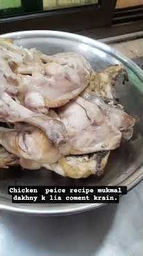 mushkil safar h#chiken peice recipe