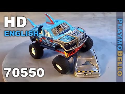 (2021) Playmobil 70550 Shark Monster Truck, Stunt Show (Playmobil set REVIEW)