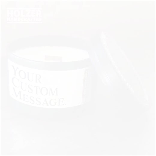 Personalized Custom Text Candle: Your Message   Emoji Keepsake, Wood Wick, Hand-poured Coconut Soy Wax in 8oz Tin, Non-toxic, Luxury Gift - Etsy