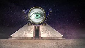 Pyramid, Eye, Sky. Free Stock Video