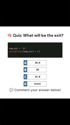 Python Quiz What Will Be The Output? | Coding Interview Question #shorts#pythonquiz #python #reels