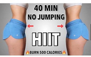 【CelaMarr】40分钟500卡无跳跃有氧燃脂HIIT｜低强度无重复脂肪燃烧