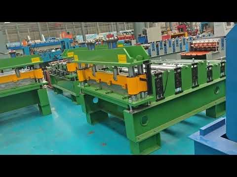 Automatic Metal Steel Trapezoidal Roofing Sheet Curving machine