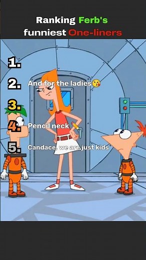 Ranking Ferb's funniest one liners😭