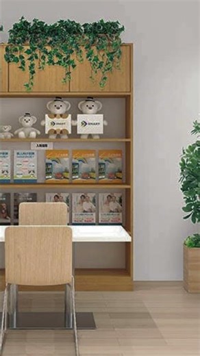 【店舗のコーディネート例】観葉植物を空きスペースに配置して居心地のいい空間作り