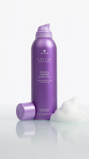 Calling all wavy and curly girls!  Choose Caviar Anti-Aging Multiplying Volume Styling Mousse for LIFE-CHANGING volume – without the crunch! ‍鈴 Review thanks to breannas80 on our website: alternahaircare.com #AlternaEurope #AlternaHaircare #MultiplyingVolume | Alterna Europe | Facebook
