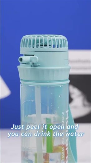 The SMARTEST Water Bottle for Summer 2025! ❄️ Fan + Bottle Review & Waterproof Test!