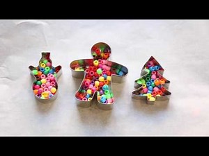 Handmade Beaded Christmas Ornaments