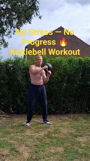 No Stress — No Progress 🔥 Kettlebell Workout