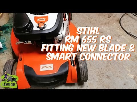 Fitting STIHL 655 with New Blade & Smart Connector (March 2020)