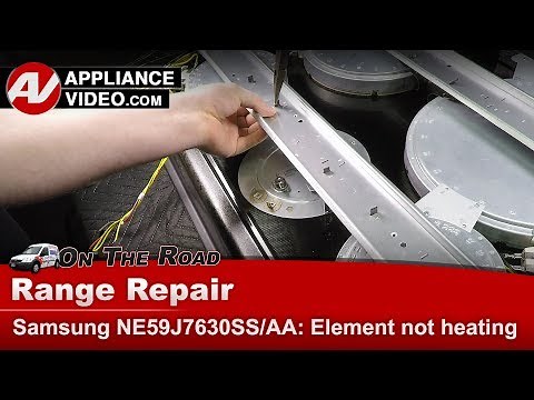 Samsung Stove Repair - Warming Element Not Heating - Warming Radiant Element