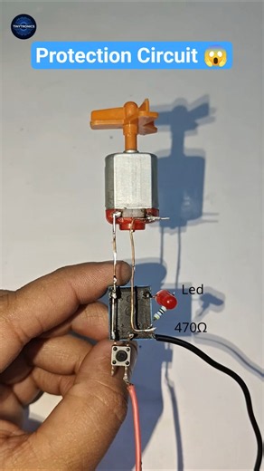 Protection Circuit By relay #diyelectronics #scienceproject #shorts