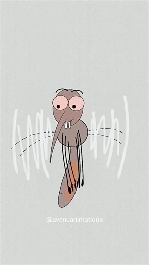 Epic Fail: Predator Mosquito’s Hunting Strategy | Animation Meme #animation #shorts #funny #memes