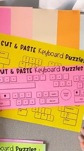 6 comments | Challenge students in a new way with Cut & Paste Keyboard Puzzles that come in both digital and printable formats. These are great to test students knowledge of key placement as they become more comfortable with the keyboard. Comment PASTE to learn more! #computerlab #stemteachers #keyboarding #technologyteacher #steamteacher #iteachstem #iteachsteam #stemactivities #stemactivitiesforkids | Technology Teaching Resources with Brittany Washburn | Facebook
