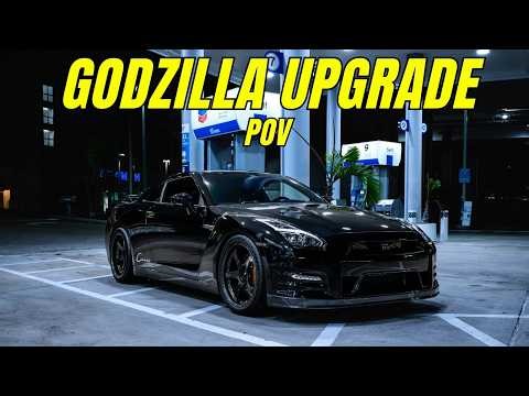 NISSAN GTR R35 CATCH CAN INSTALL & DRIVE - POV