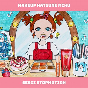Makeup Hatsune Miku © Copyright by HFL Media ☞ Do not Reup Get in touch with us: info@hflmedia.net #Seegi #cartoon #HFL #stopmotion | Stop Motion Paper ASMR