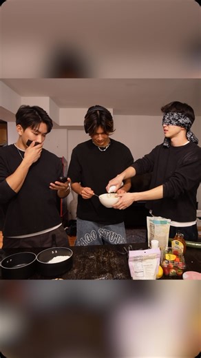 Justin Han on Instagram: "3 Chinese men bake a cake FULL VIDEO ON YOUTUBE"