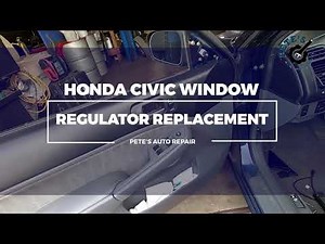 Honda Civic- DRIVERS SIDE WINDOW DOESN'T WORK ????