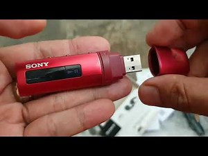 Sony walkman NWZ-B183F Unboxing