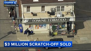 $3M scratch-off lottery ticket sold at store in Elkins Park, Pa.