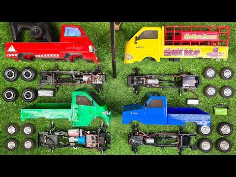 Assembling a Remote Control Car from Plastic Toys