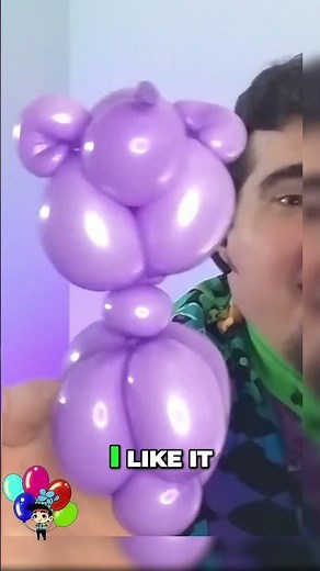 Making Cute Teddy Bear Balloons: Beginner Friendly Tutorial! #shorts