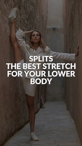 ✨The splits are a great stretch for your lower body because they lengthen and improve the flexibility of many muscles, including: ✅Hamstrings: The front leg’s primary muscles ✅Hip flexors: The back leg’s primary muscles ✅Quads: The back leg’s muscles ✅Inner thighs: A key muscle for middle splits ✅Lower back: Lengthened by the splits ✅Calves: Lengthened by the splits So by doing just ONE stretch you are saving time stretching multiple muscles. ☝🏻Warm up before stretching, go very slow. Use pillo