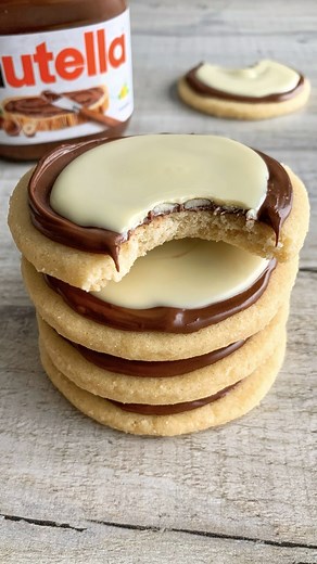 1.2M views · 14K reactions | White Chocolate Nutella Cookies  If...