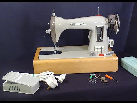 Brother JA 28 sewing machine slideshow and sewing demo
