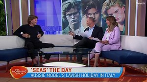Jordan Barrett is seen physically shaking during awkward interview
