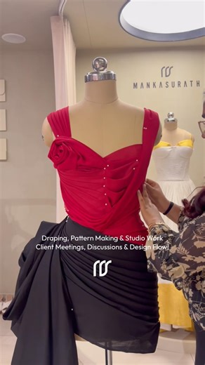 A Day at MANKASURATH | Draping, Pattern Making & Studio Workflow #fashiondesign