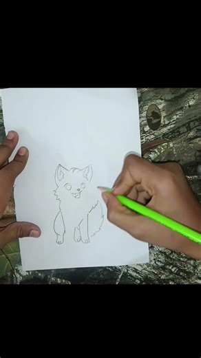 anyone can draw this wolf drawing