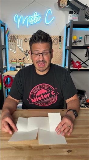 Impossible Object Revealed #science #experiment #papercraft