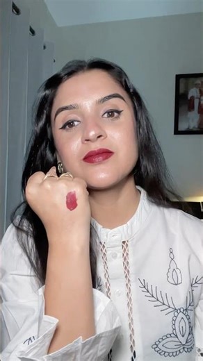Perfect wine lipstick shade under budget💄#shorts #lipstick #redlipstick