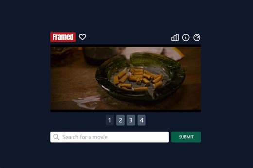 Framed es el juego inspirado en Wordle de averiguar películas que te hará convertirte en todo un cinéfilo