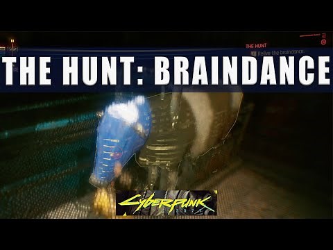 Cyberpunk 2077 The Hunt Braindance bug, next section and scan for clues