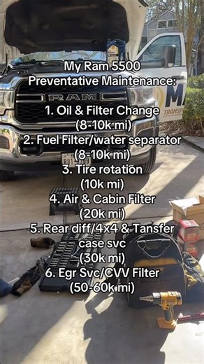 Ram 5500 Cab Chassis Preventative Maintenance for Hotshot Trucking #hotshot #maintenance #trucks