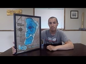 3D CONTOUR LAKE MAPS By Horn Dog Maps
