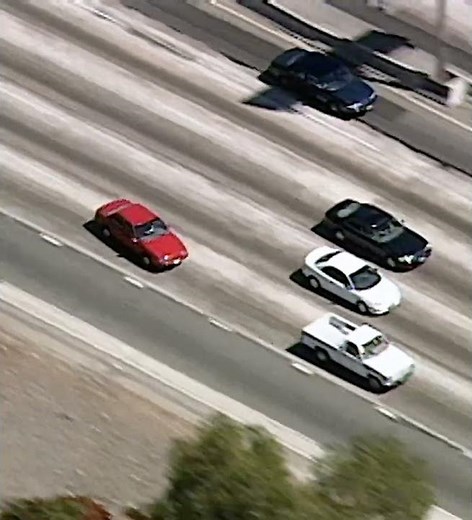 Helicopter Footage of High Speed Chase on the 405 #shorts #police #policevideo