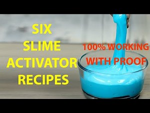 SIX SLIME ACTIVATOR RECIPES THAT ACTUALLY WORK