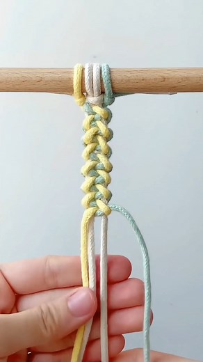 10K views · 228 reactions | Discover the Art of Macrame Graphical Weaving: Unleash Your Creativity with Patterns for Bracelets, Belts, Wall Hangings, Hammocks, and More! #macrame #tutorials #handmadecrafts #diy | Curtainall | Facebook