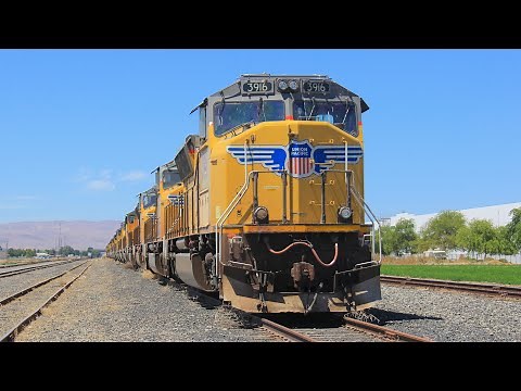 Union Pacific Tracy Deadline with an SD60m Cab Tour!