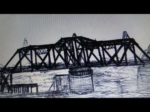 Northern Plains Railroad Swing Bridge Oslo, Minnesota