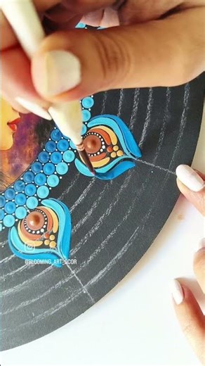 Dot art mandala painting Tutorial art #meditativemandalaart #mandalaart #mandala #painting