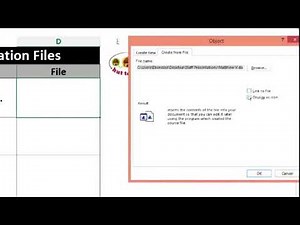 Embedded Objects | Excel Tips & Tricks 27