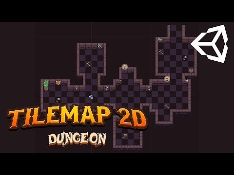 Making one DUNGEON Level map by using TILEMAP2D in Unity