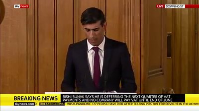 396K views · 1.6K reactions | "Self-employed people can now access, in full, universal credit at a rate equivalent to statutory sick pay for employees... and the next self-assessment payments will be deferred until January 2021" says Chancellor Rishi Sunak. More #coronavirus updates: https://trib.al/fjiEGYS | Sky News | Facebook